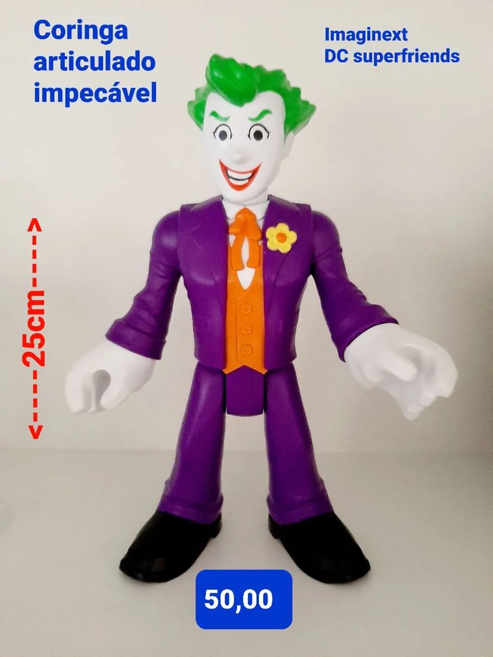 Boneco Coringa Imaginext Grande