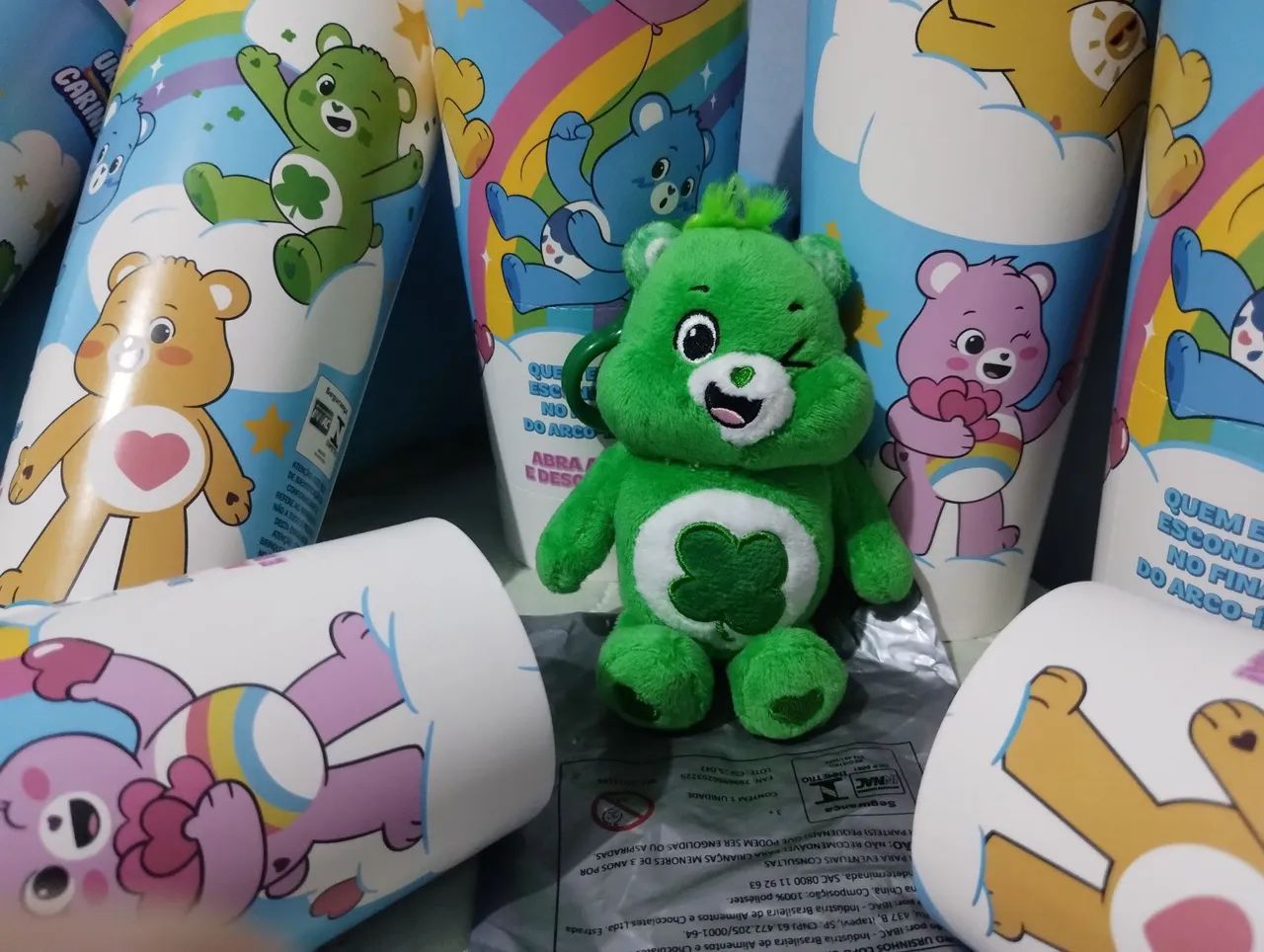 Chaveiro Ursinhos Carinhosos Da Cacau Show - Ursinho Boa Sorte 