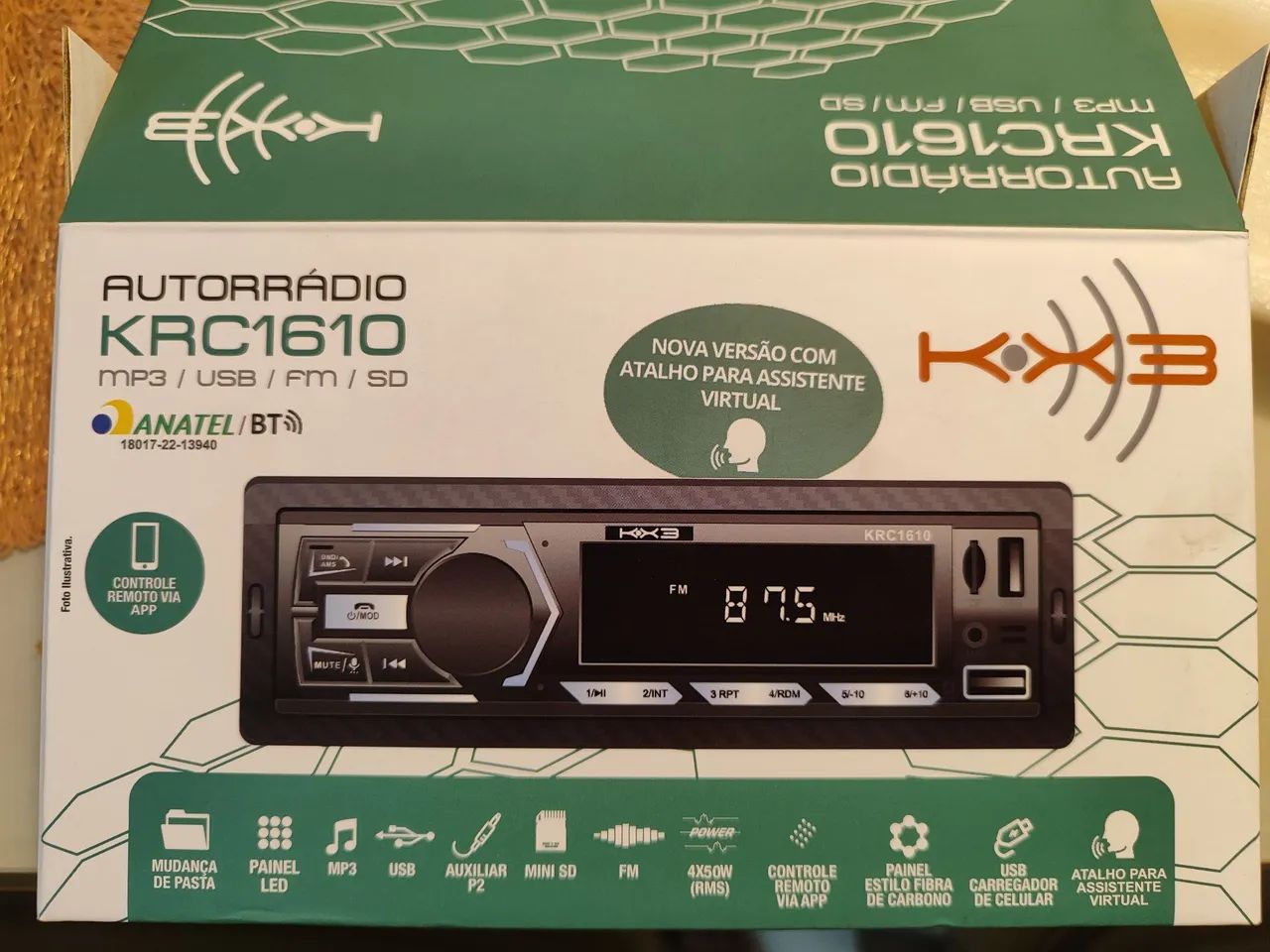 Som automotivo MP3 bluetooth  - Foto 4