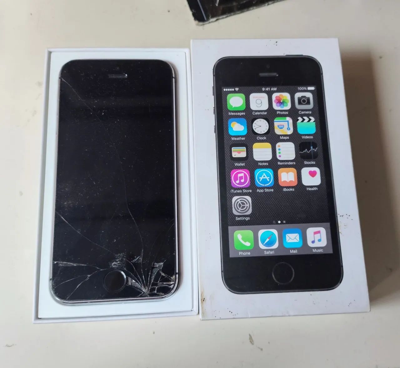 iPhone 5s com tela trincada  - Foto 2