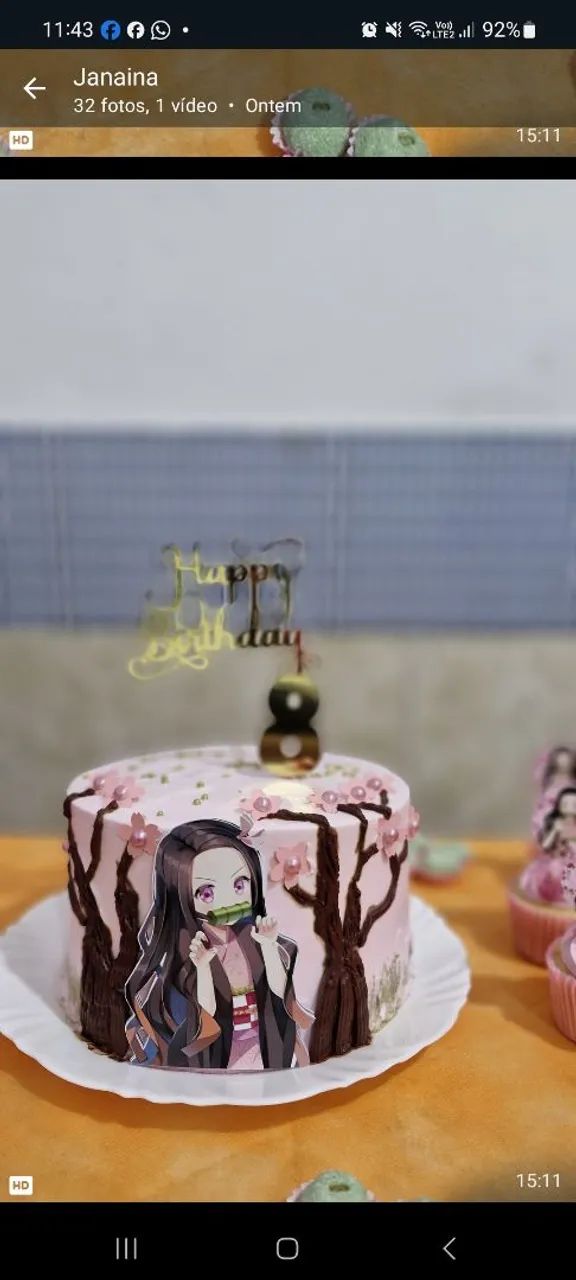 Faço bolo e docinhos pra aniversário