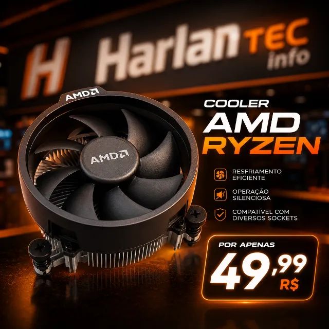 Cooler Processador AMD Ryzen Original
