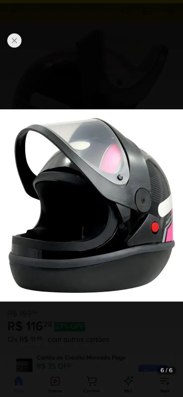 Capacete ebf Novo  - Foto 4