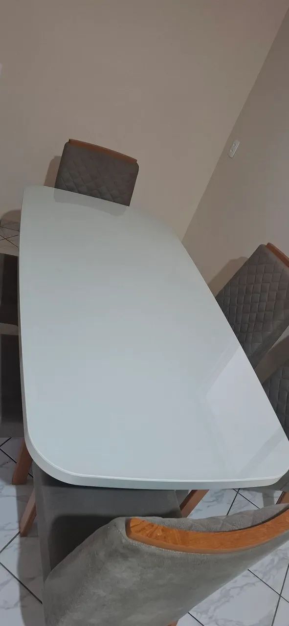 Mesa de vidro laqueado  - Foto 2