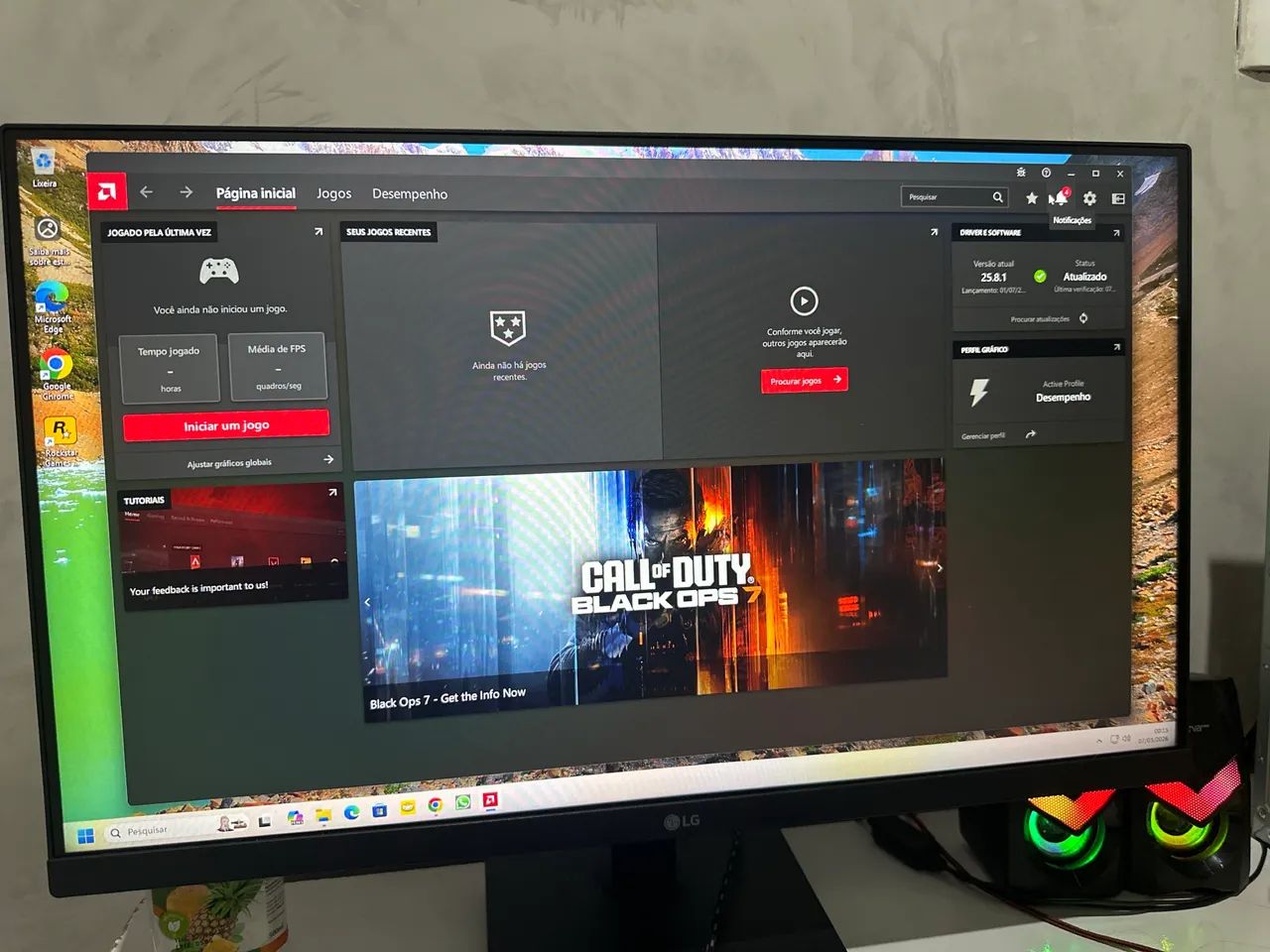 1. PC Gamer Ryzen 5 4600G | 16GB RAM | SSD 240GB + Monitor LG 24? 100Hz - Foto 2