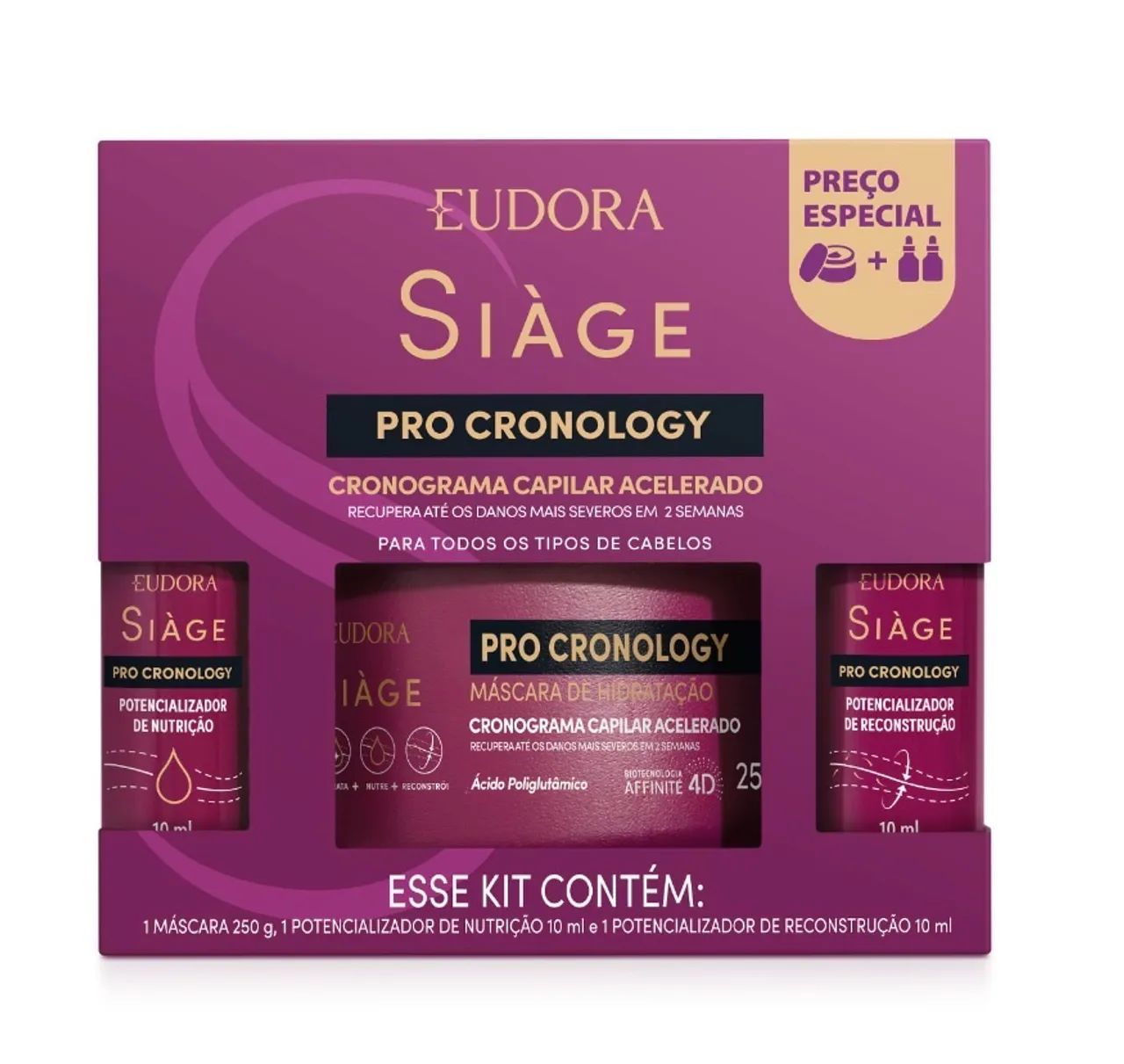 Kit Cronograma Capilar EUDORA