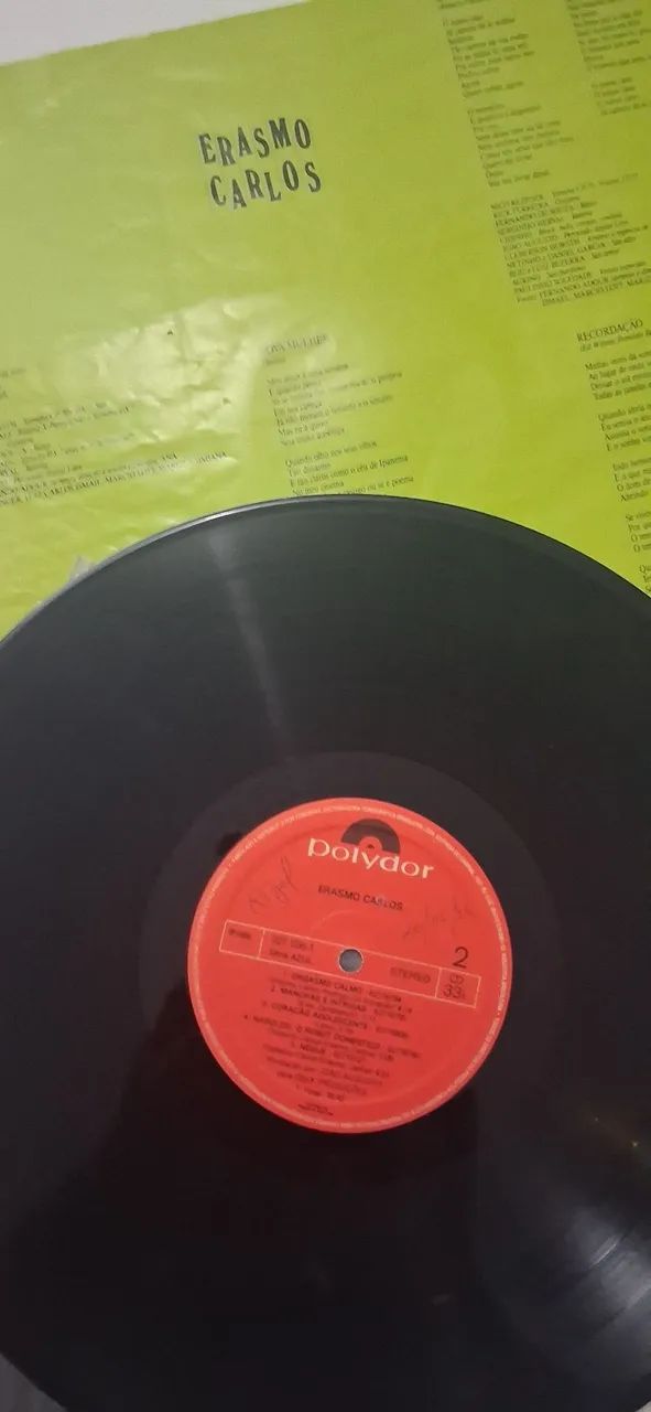 Lp Erasmo Carlos 1985 usado  - Foto 3