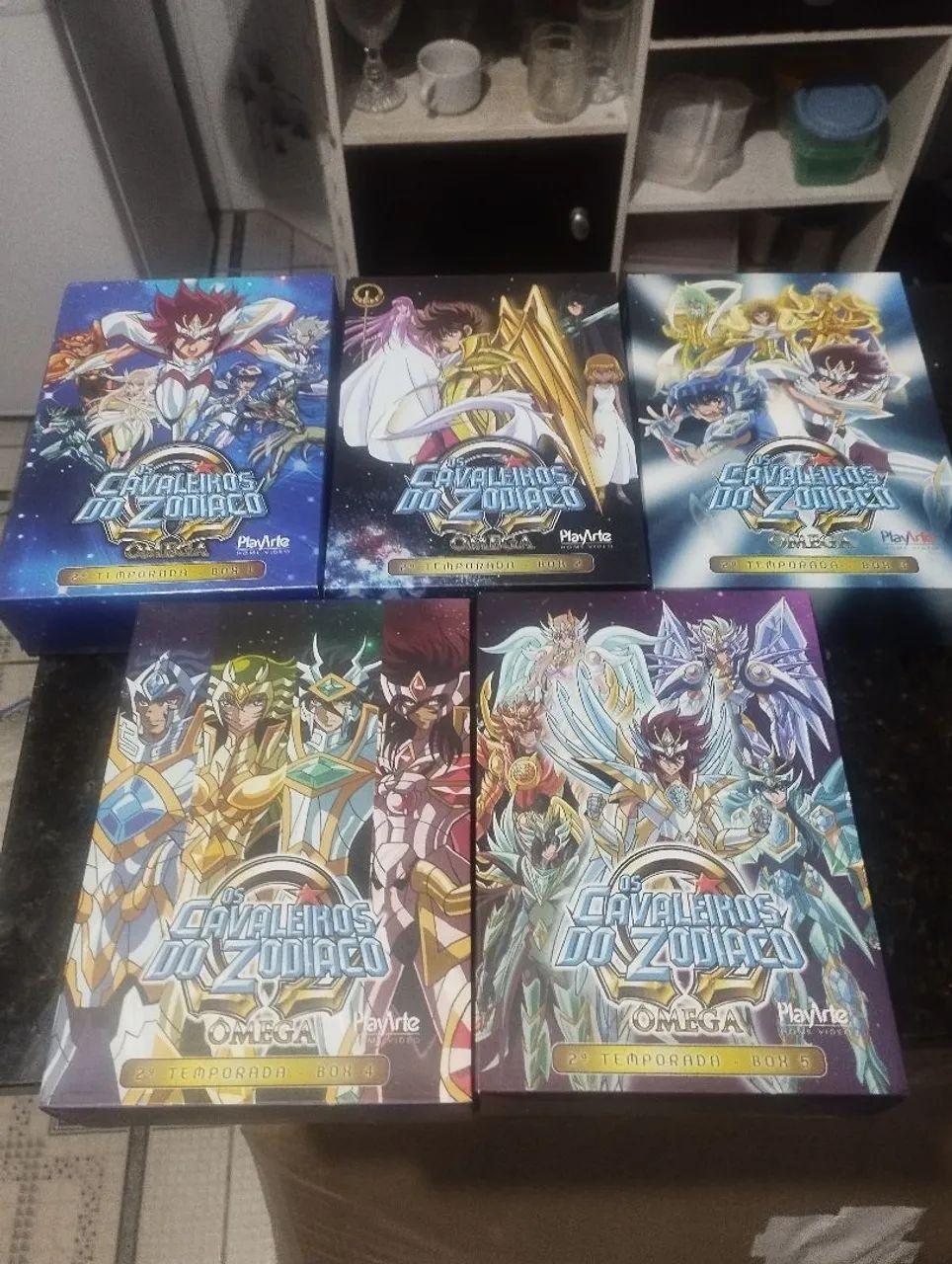 Dvds saga completa caleuris do zodíaco originais 