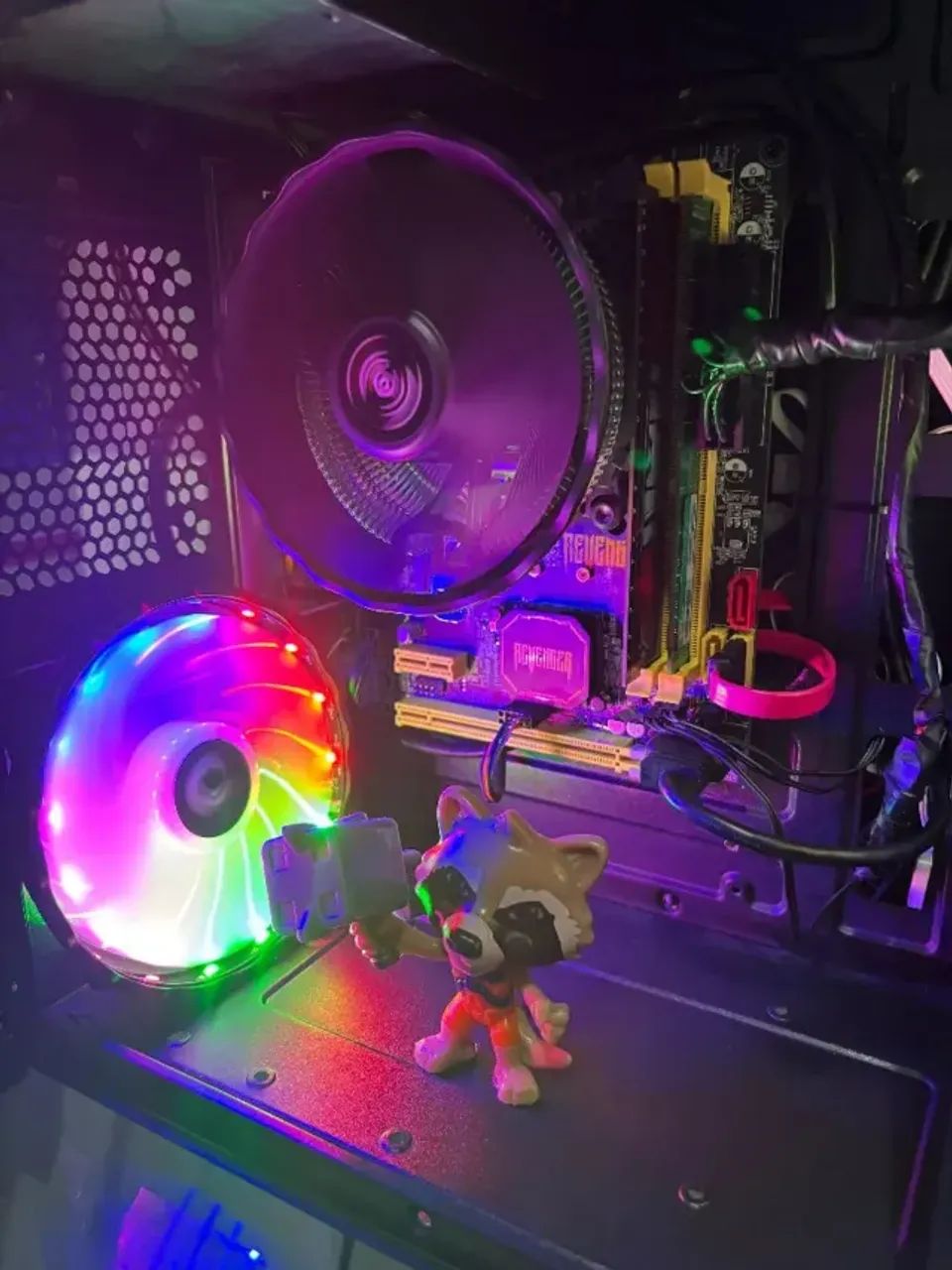 Computador (PC) Intel i3 LGA 1155 + DDR3 8GB 1600Mhz + SSD 120GB + LEDs RGB - Foto 4