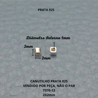 Canutilho e Entremeio Prata 925 para Montagem de Joias e Artesanato - Foto 5