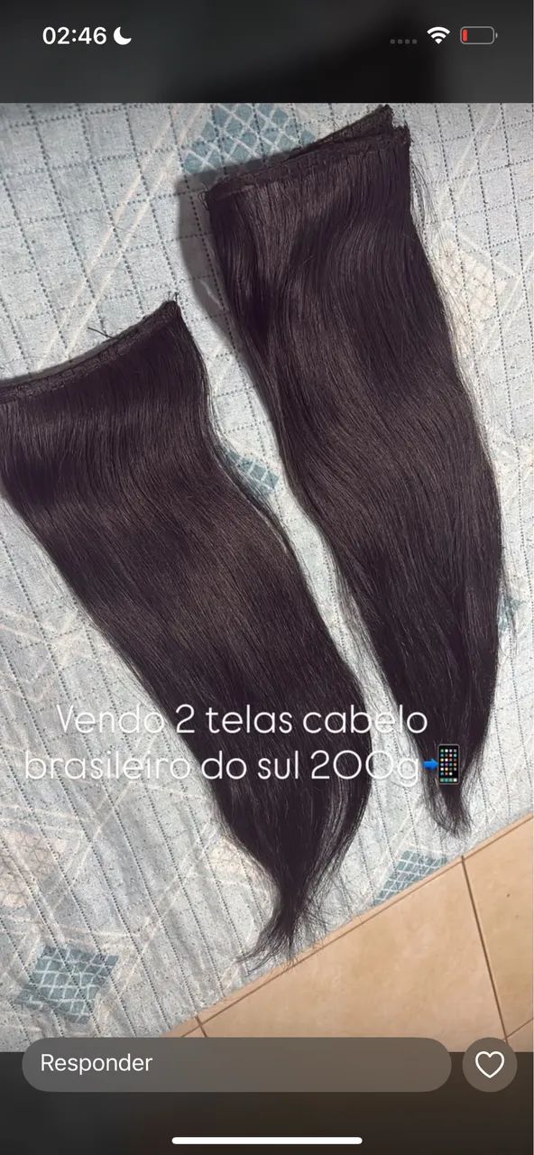 Aplique de cabelo (mega hair)