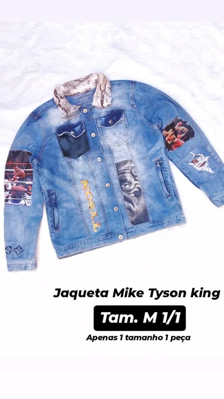 jaqueta mike tyson king 1/1 m