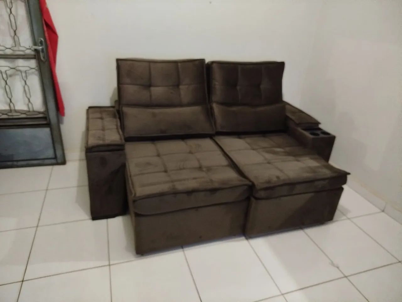 Sofá Novo 2 M Retrátil e Reclinável Entrega Grátis  - Foto 4