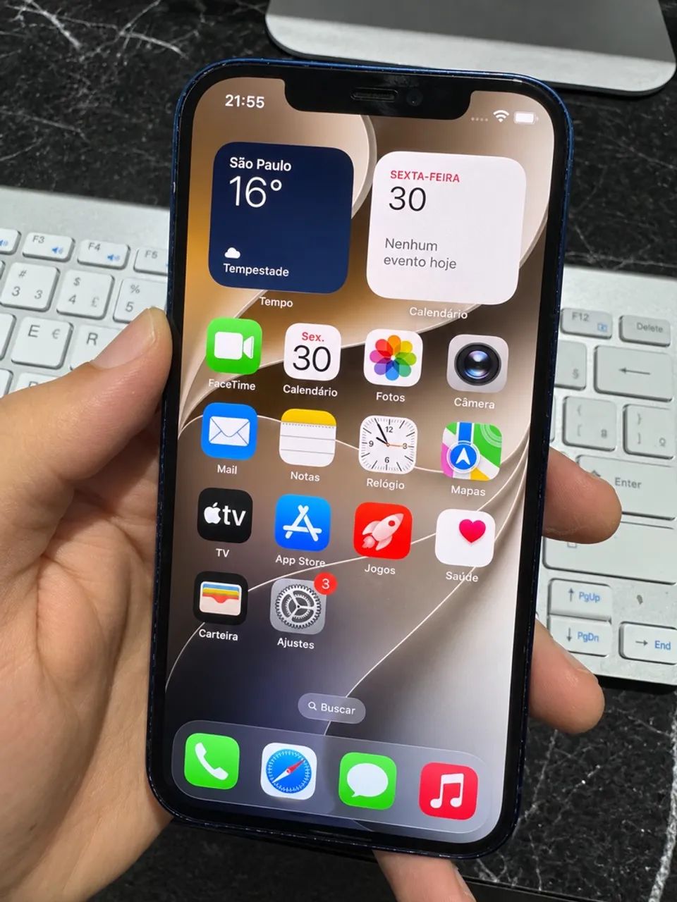 iPhone 12 128 GB todo original Nunca Aberto - Foto 3
