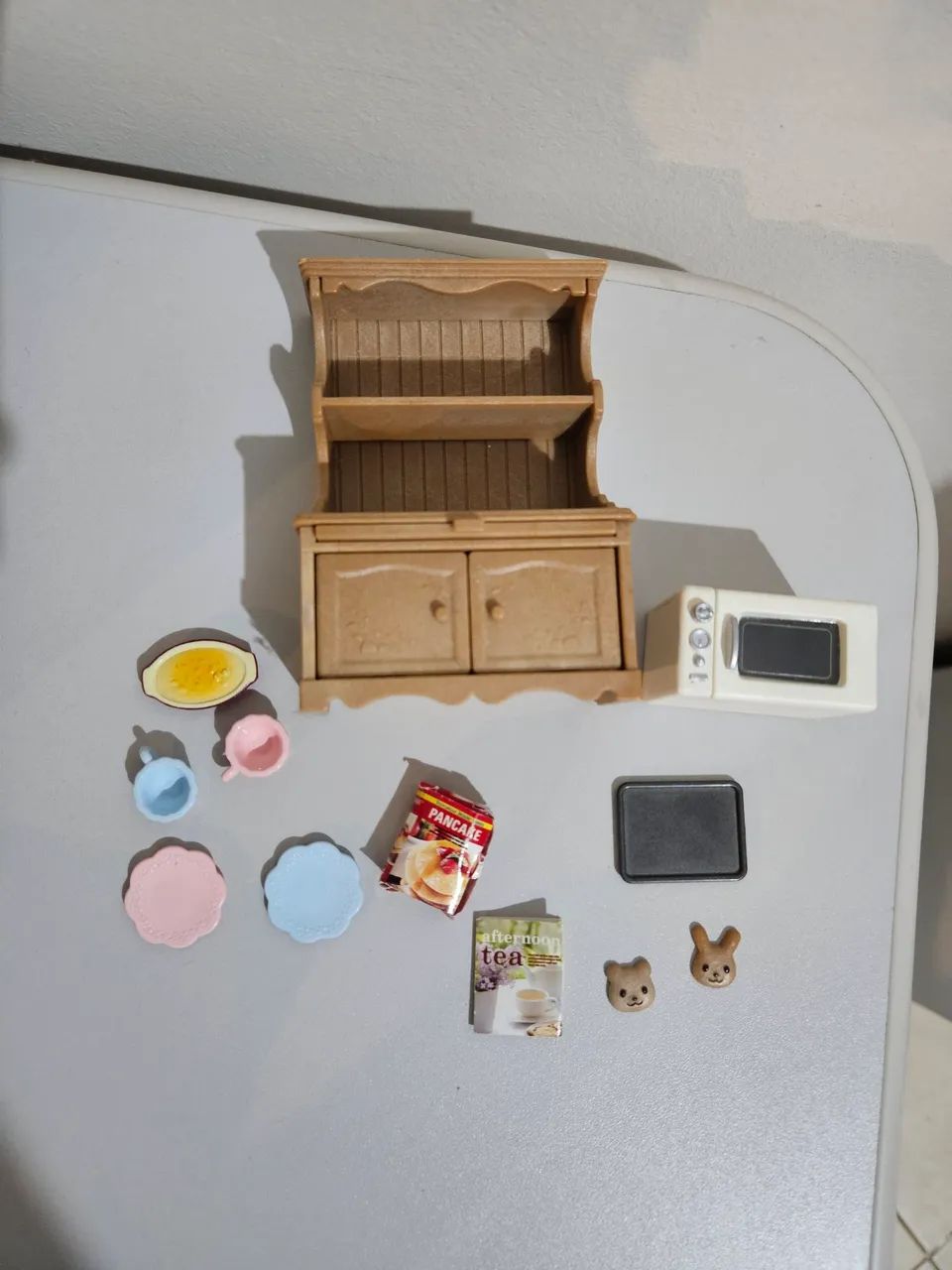 Kit Sylvanian Families Armário, Microondas e Cookies Extremamente Raro - Foto 2