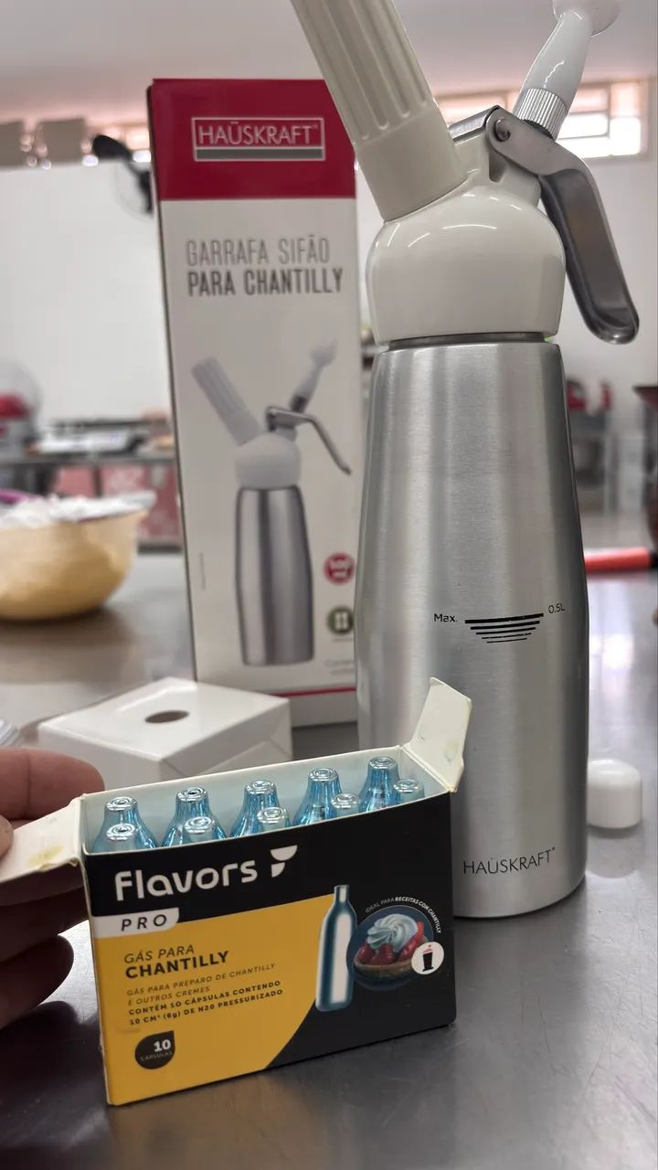 Garrafa sifão para chantilly  - Foto 3