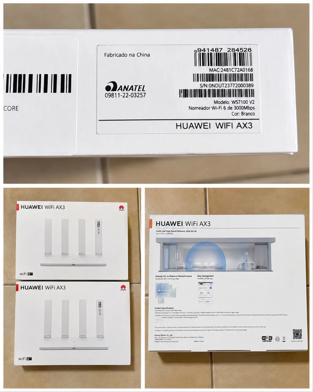 Kit Huawei WiFi AX3 ? Wi-Fi 6