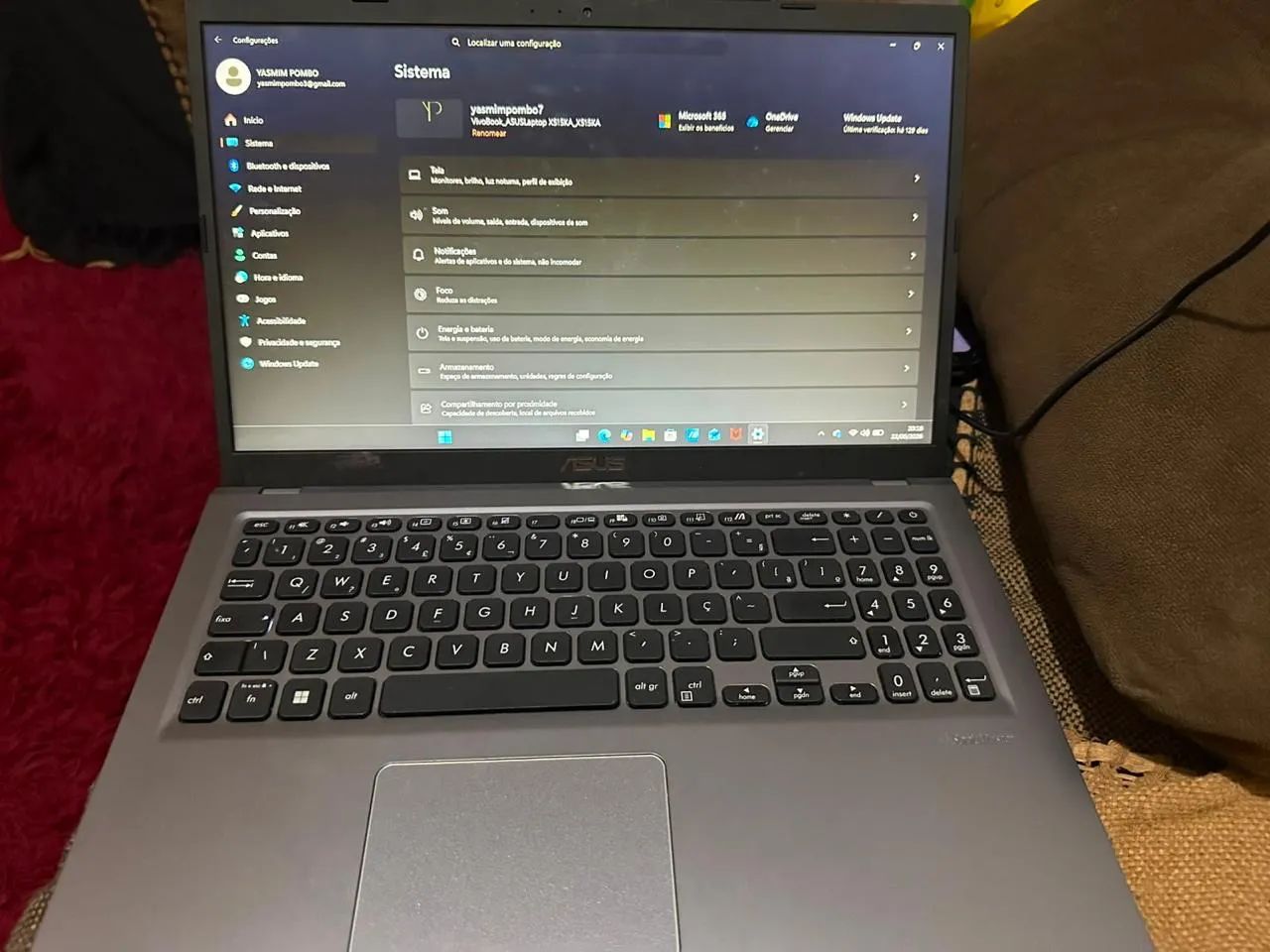Notebook ASUS X515KA Intel Celeron Dual Core N4500 4Gb Ram 128Gb - Foto 4
