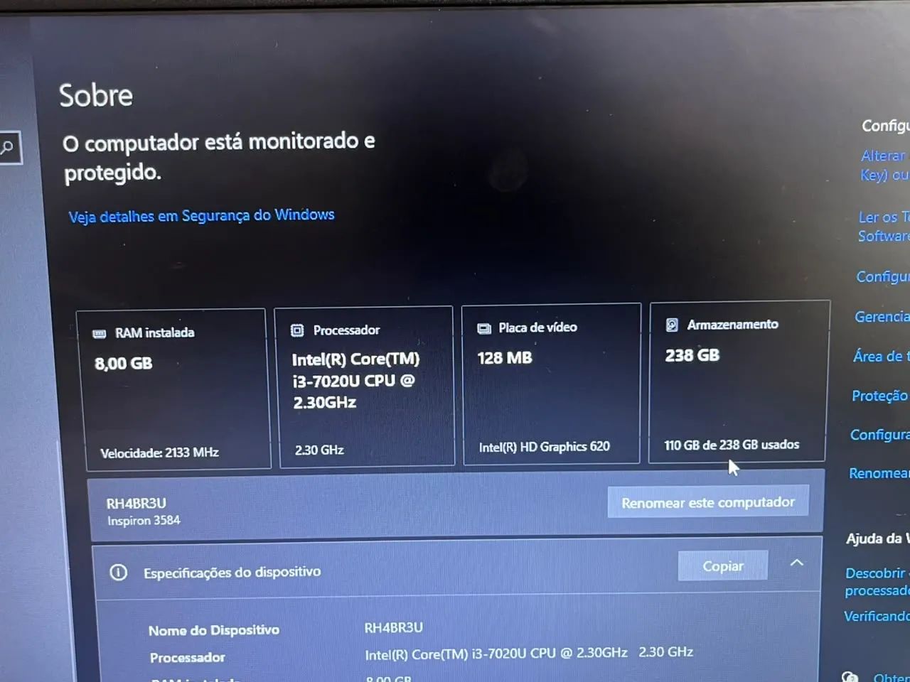 Vendo Notebook DELL INSPIRON 153000 - Foto 4