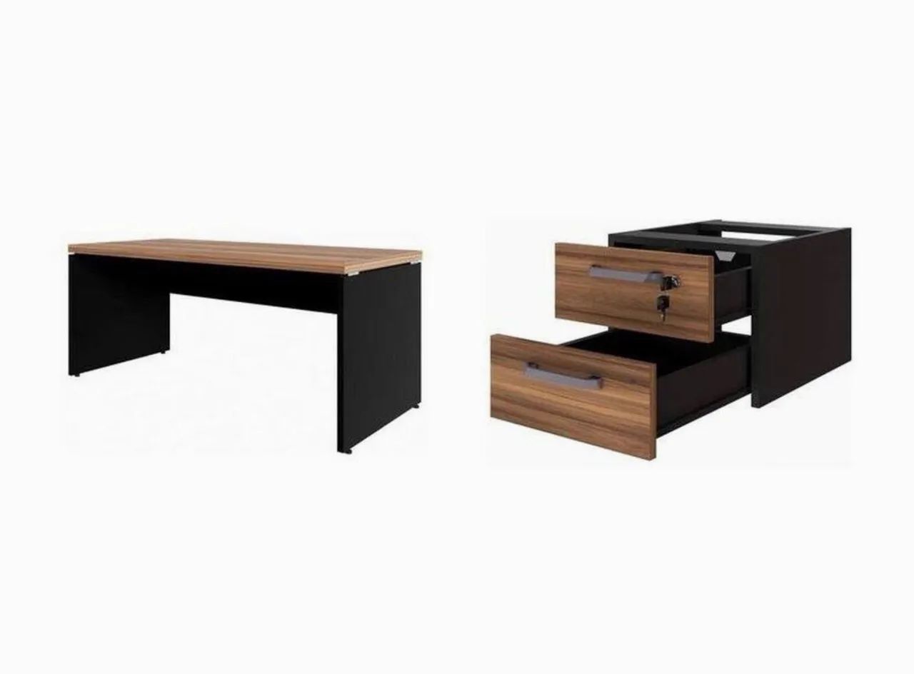 Mesa com Gaveteiro Suspenso - Foto 2