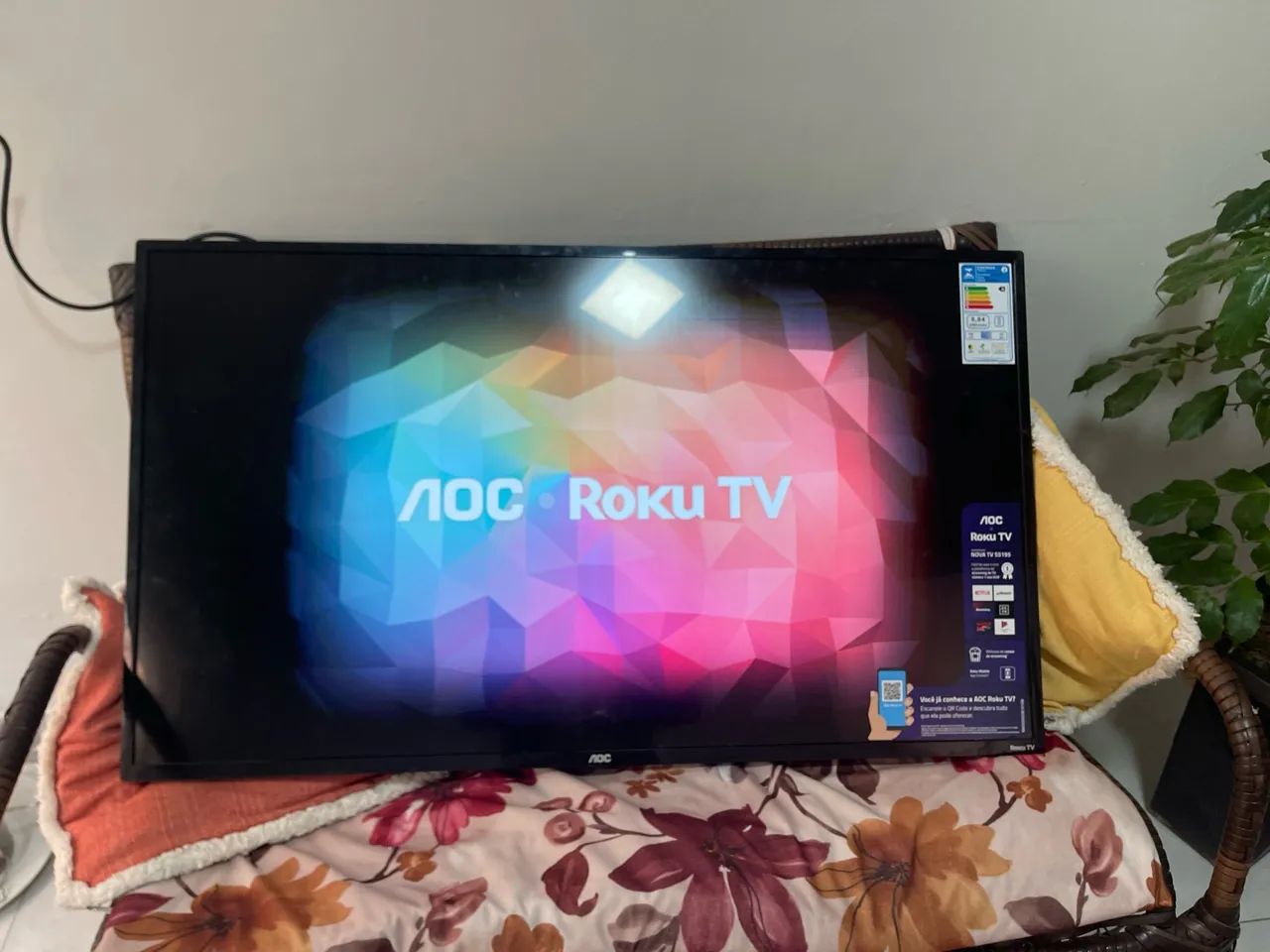 Smarttv aoc roku 43 polegadas  - Foto 2