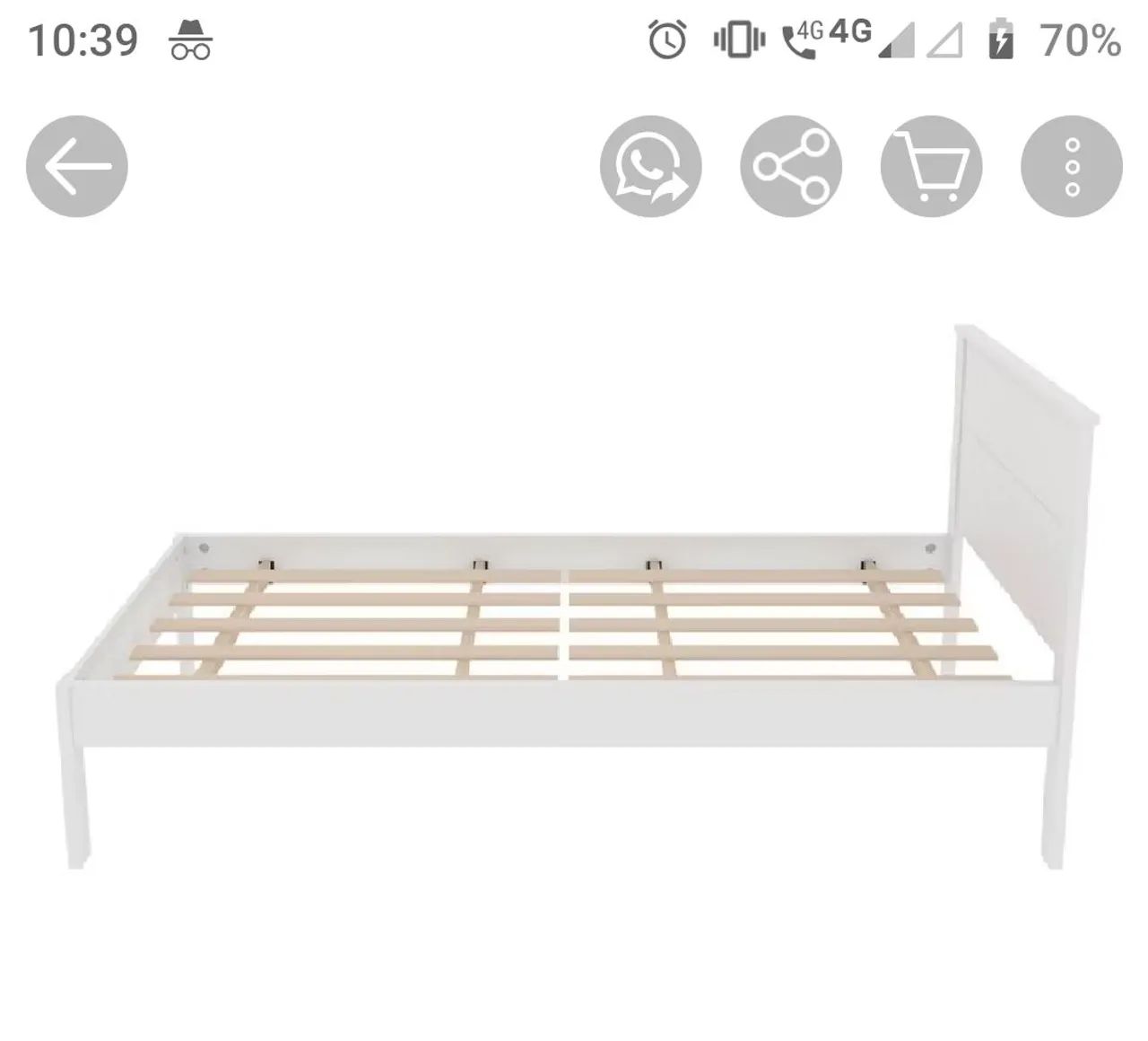 Cama solteiro, nova, Caixa, Nota F. - Foto 2