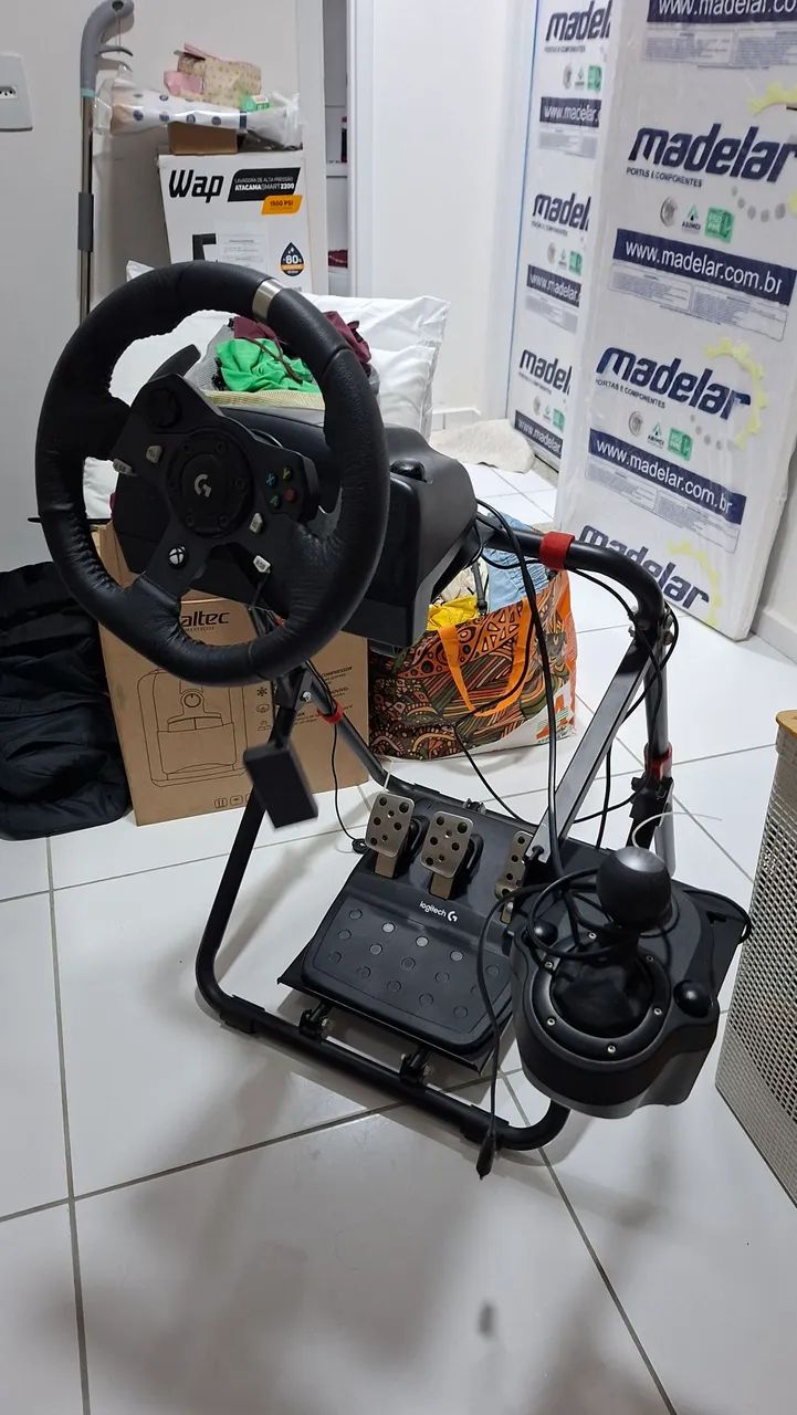 Volante g920 + câmbio + cockpit