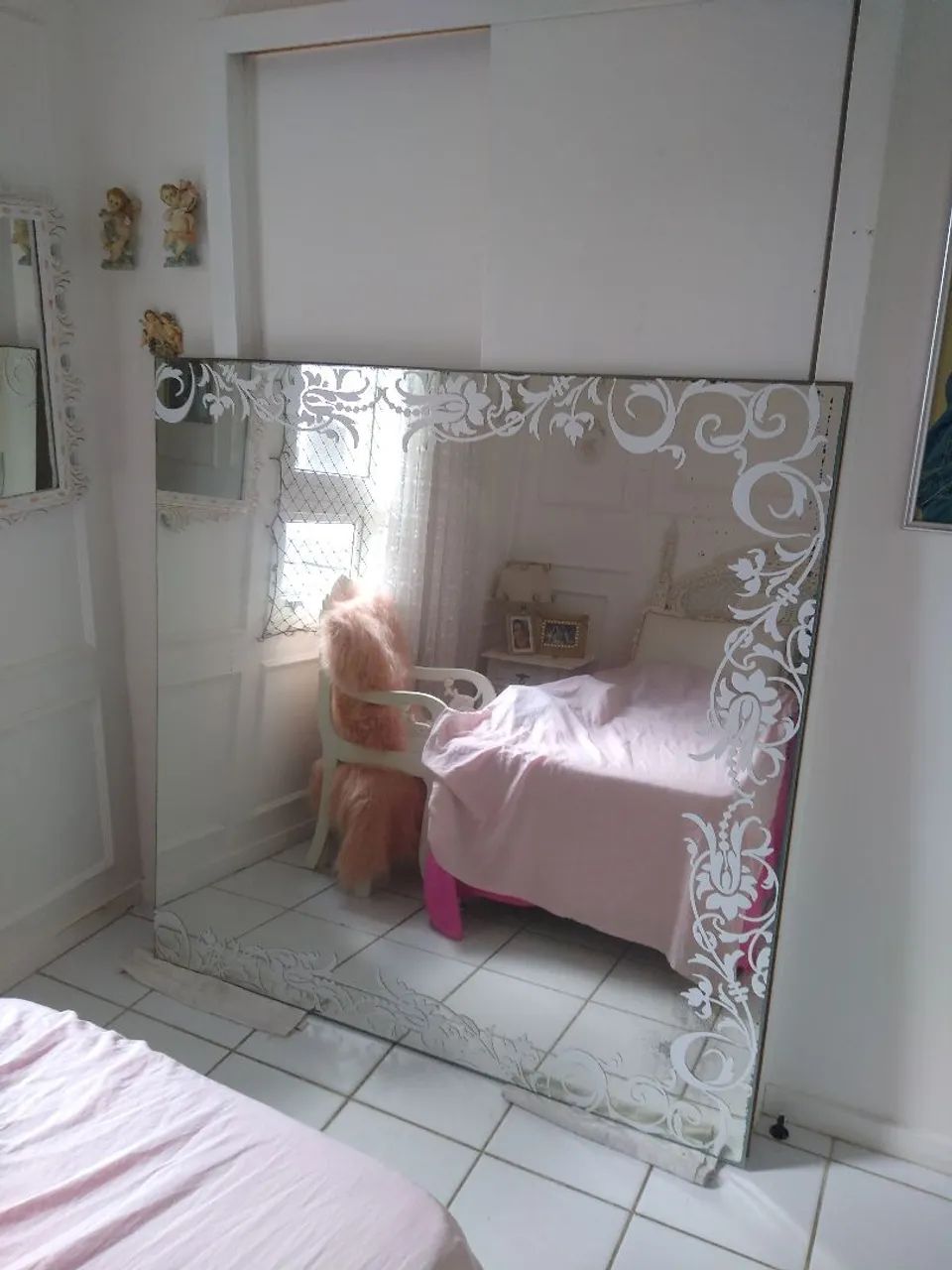 Espelho decorado 