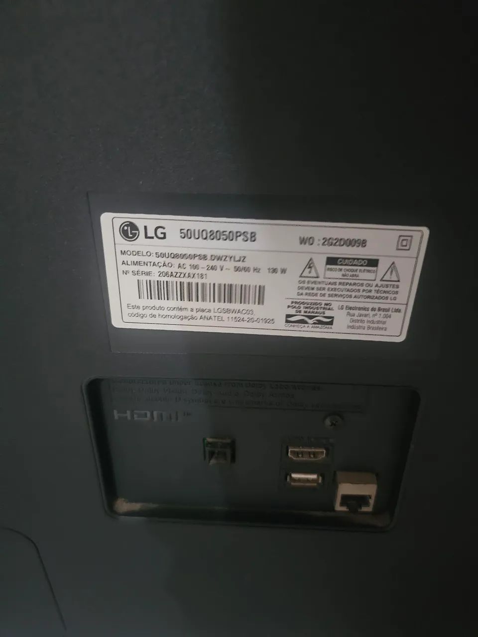 SMART TV LG 50 UQ8050psb - Foto 3