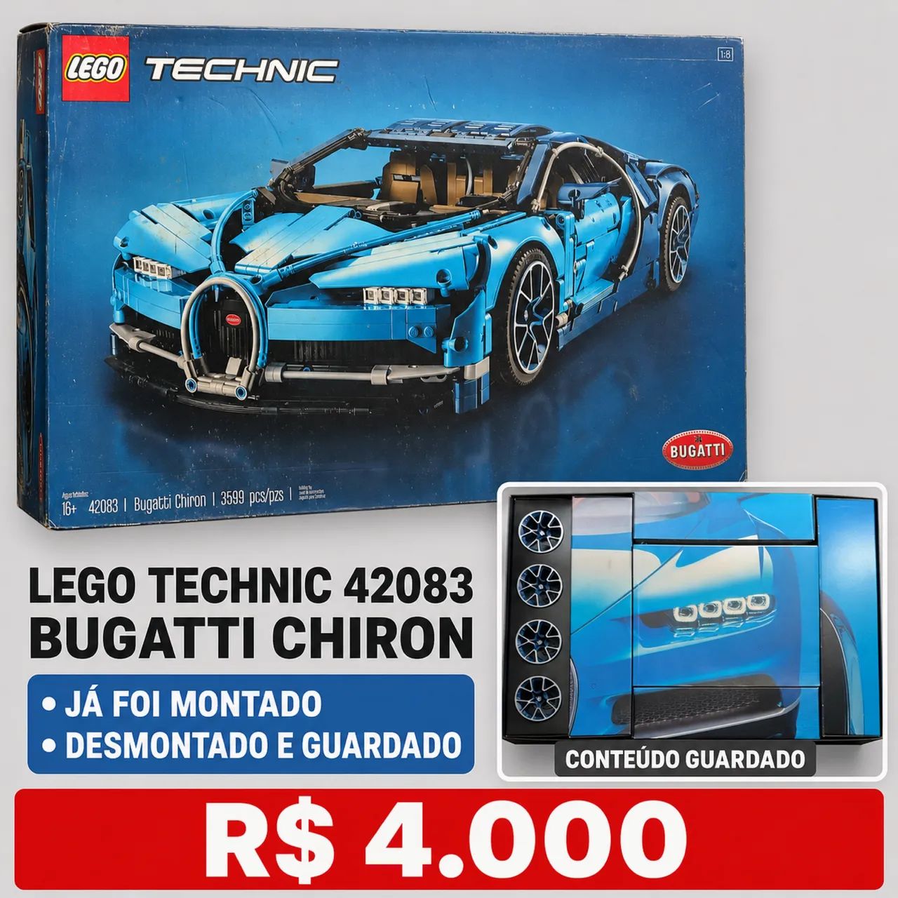 LEGO Technic Bugatti Chiron 42083