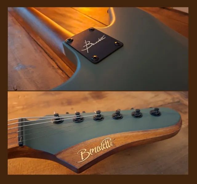 Guitarra Modelo Jazzmaster - Luthier Marcio Benedetti - Foto 2
