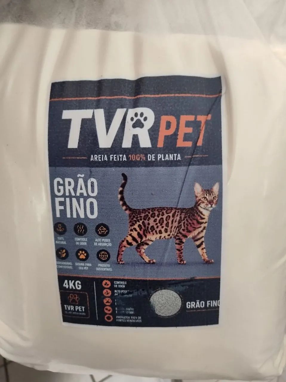 Areia para gatos