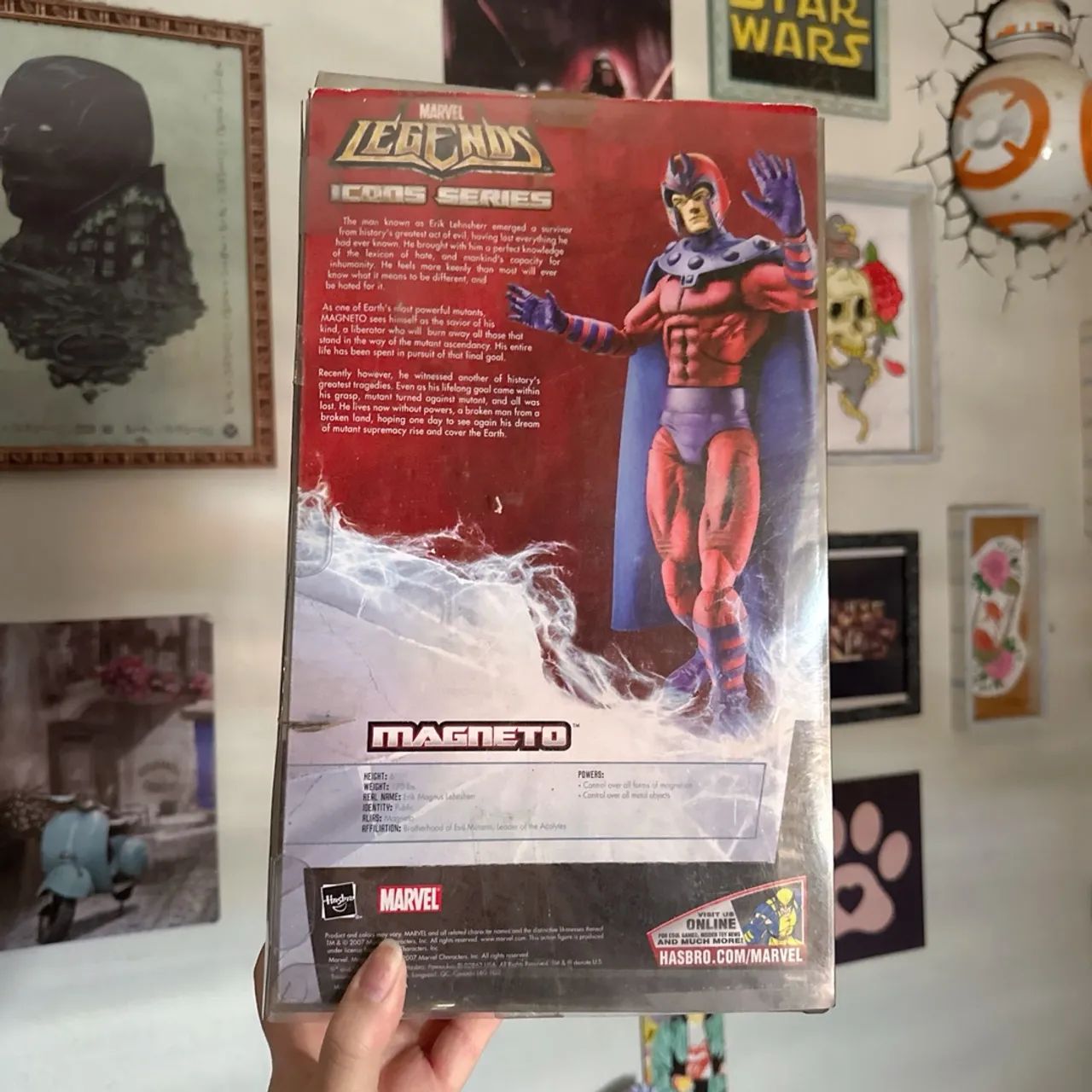 Boneco Magneto Marvel Legends Icons Series Hasbro - Foto 3