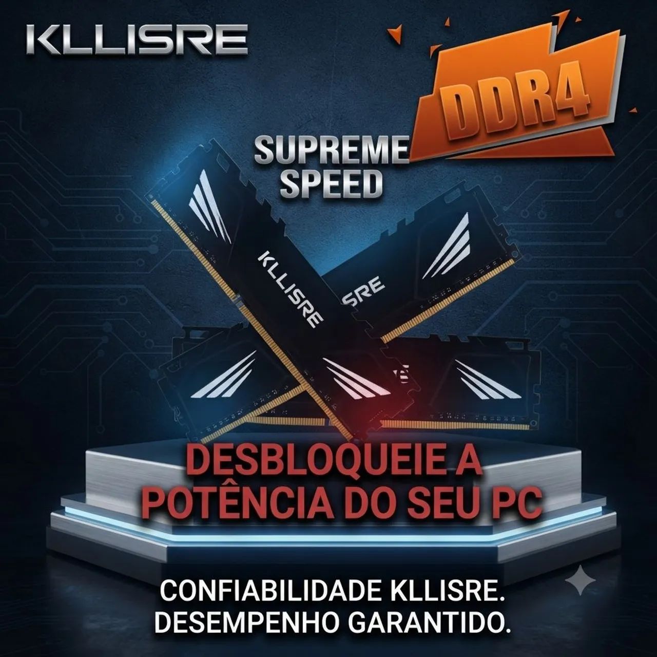 Memória ram DDR4 8gb 2133mhz