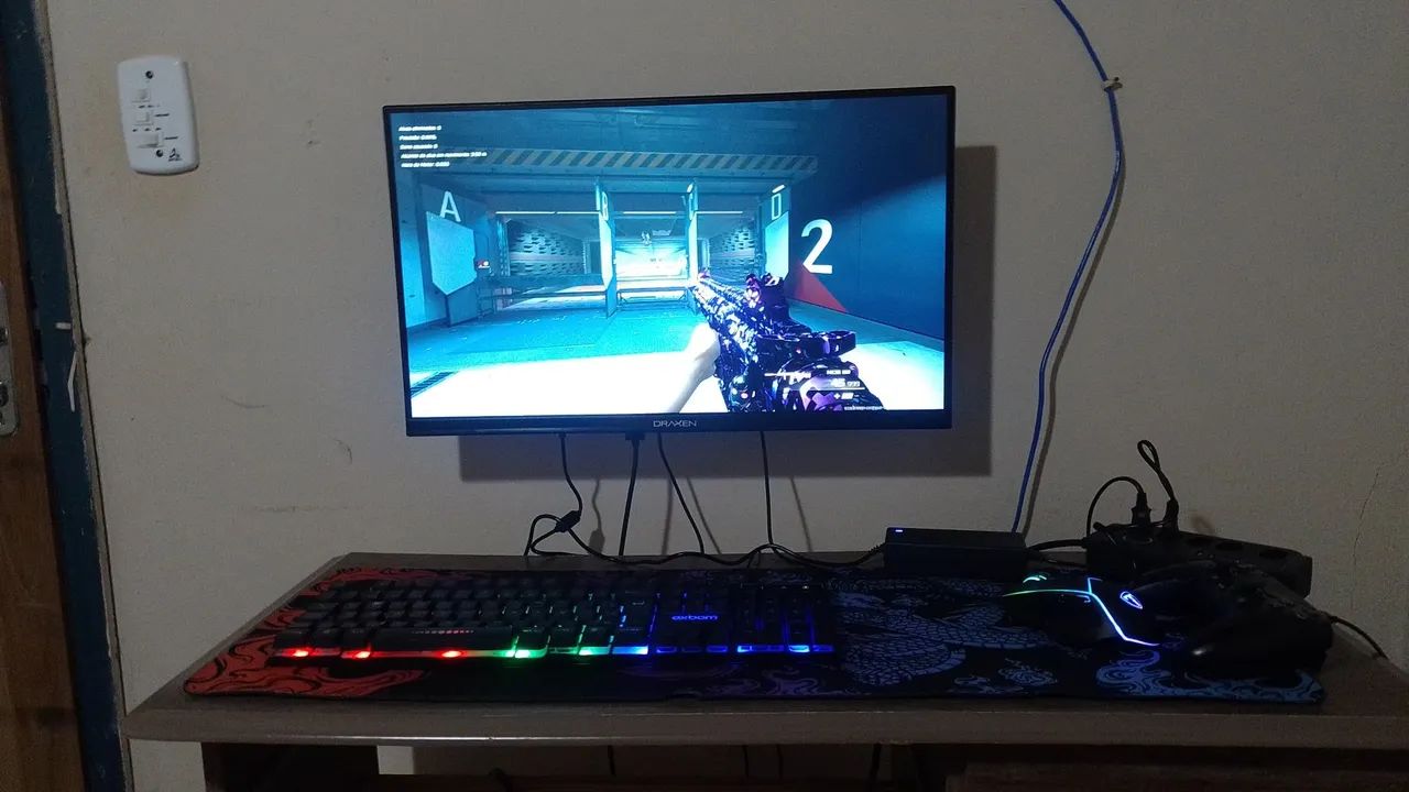 Monitor Gamer 24" Draxen 165Hz 1ms - Foto 2