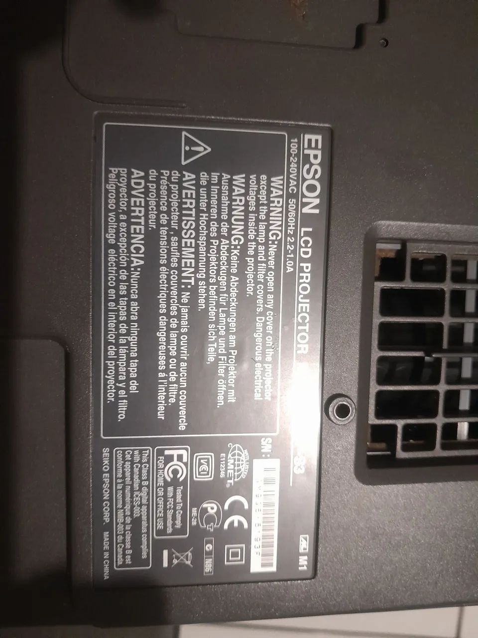 projetor Epson