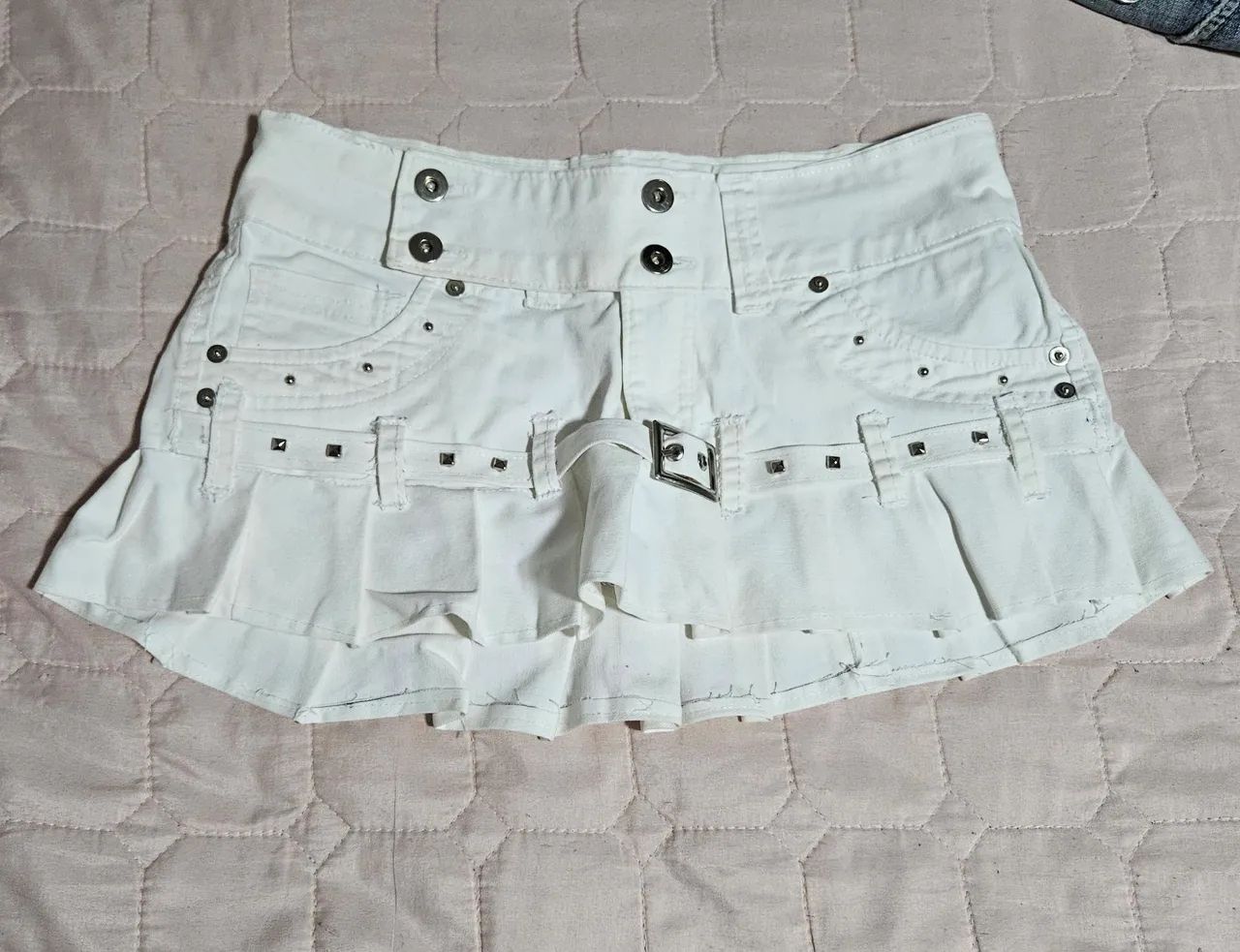 Mini saia jeans