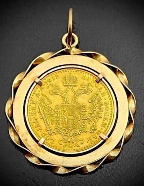 Moeda/ Pingente em Ouro 24k - Foto 3