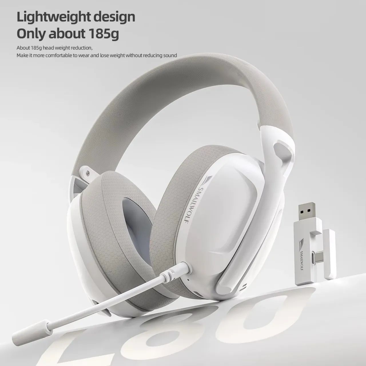 (NOVO) Headset Gamer L80 Smailwolf Tri-mode - Foto 4
