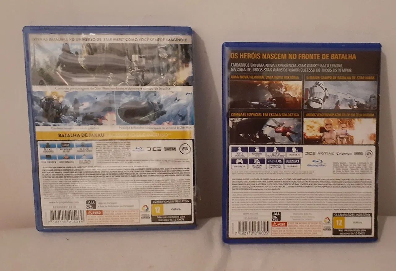 PS4 - Star Wars BATTLEFRONT 1 e 2 - Originais. Kit com 2 JOGOS. - Foto 4