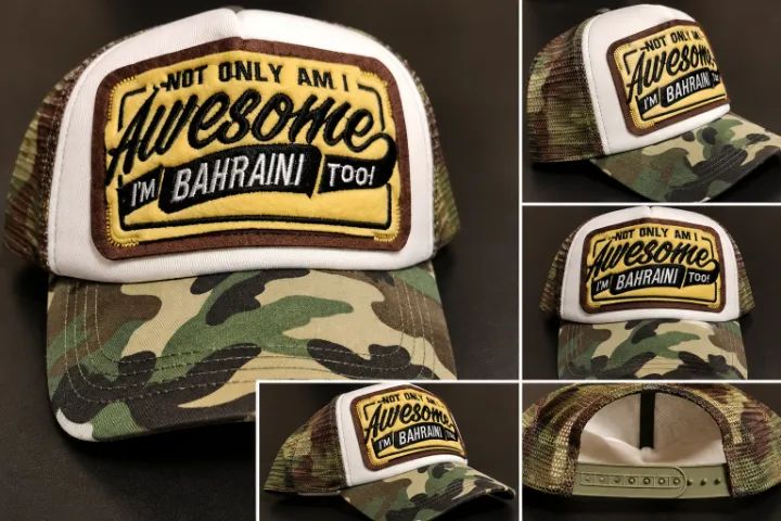 Boné Trucker Camuflado Bordado