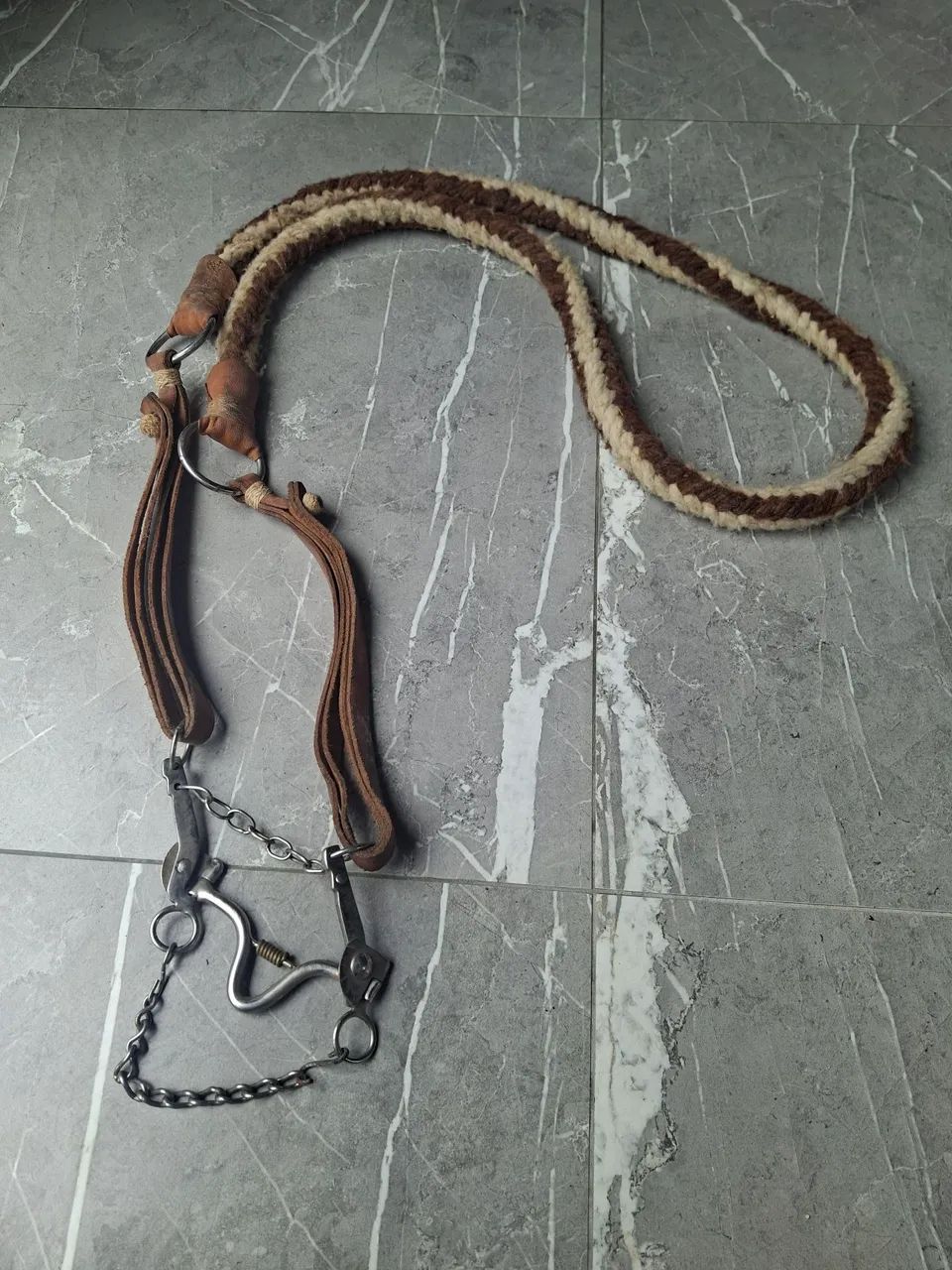 Freio inox para cavalo 