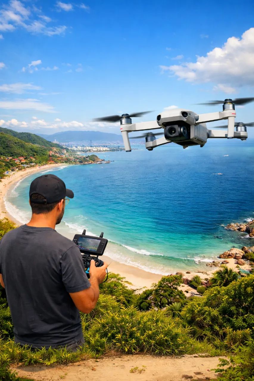 Curso de Piloto de Drone em Florianópolis/SC - 100% Presencial - DJI Mini e DJI Neo