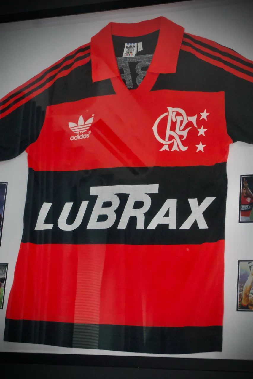 Manto rubro negro 1988 Flamengo  - Foto 3