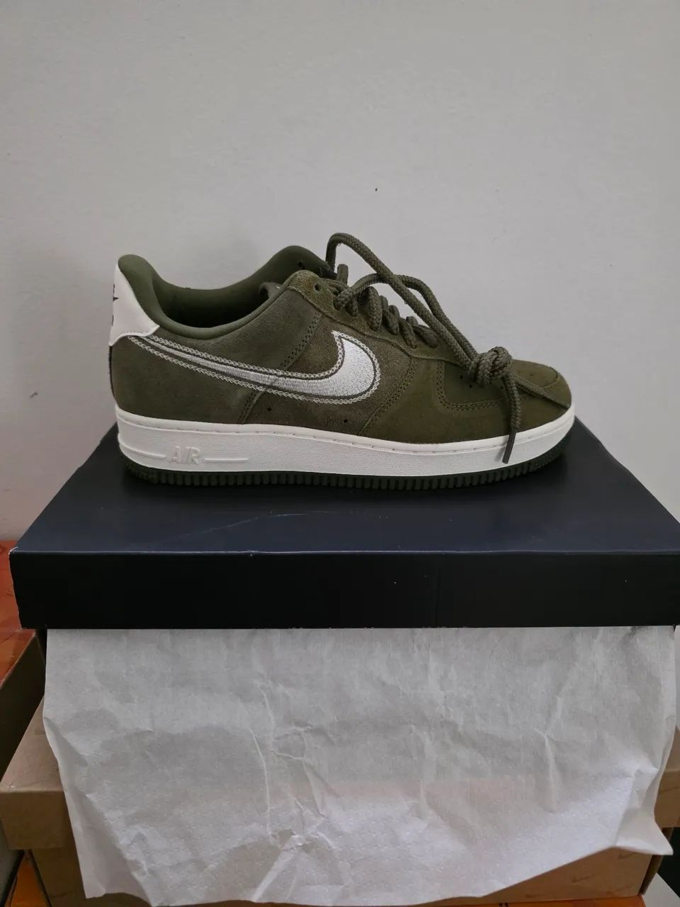 NOVO - Nike Air Force 1 Low "Medium Olive Sail"
