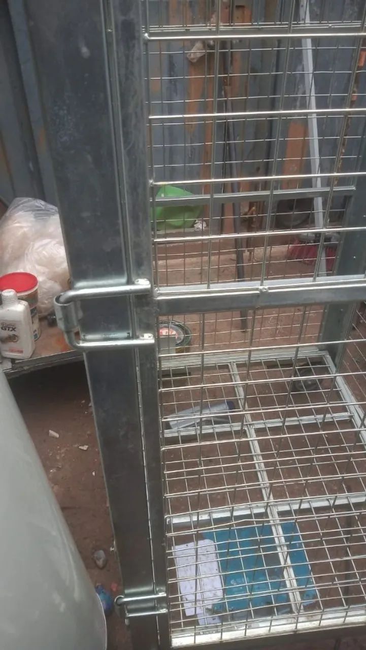 Gaiola Aramada Logística com Rodízios - Roll Container em Excelente Estado - Foto 2