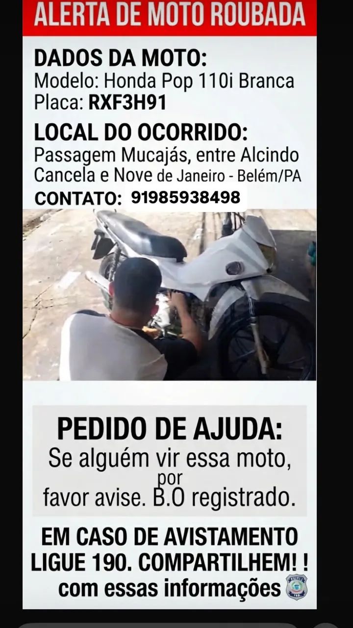 Moto roubada