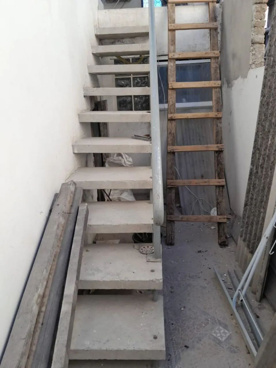 Escada de concreto 