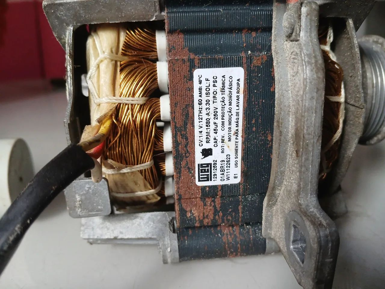 Motor Máquina de Lavar Roupa Consul - Foto 3