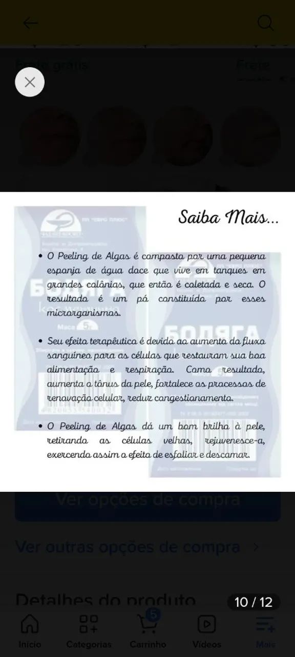 Peeling de Algas Bodyaga - Foto 3